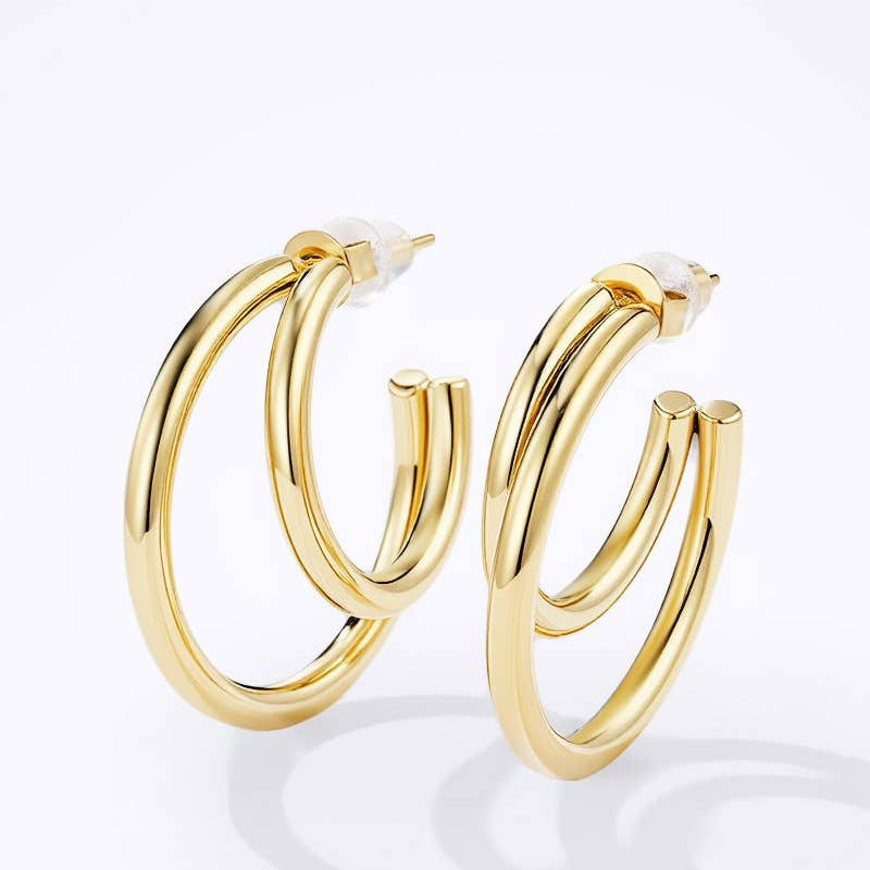 Boucles d'oreilles Halo