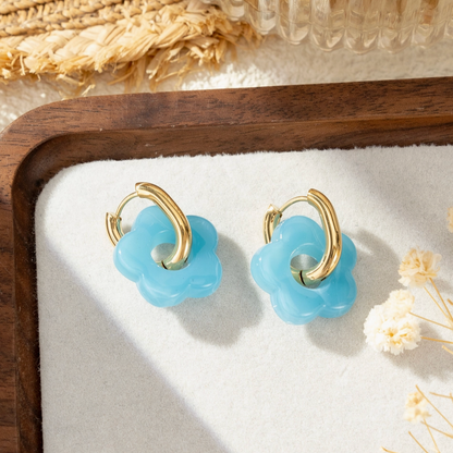 Boucles d'oreilles Lagon
