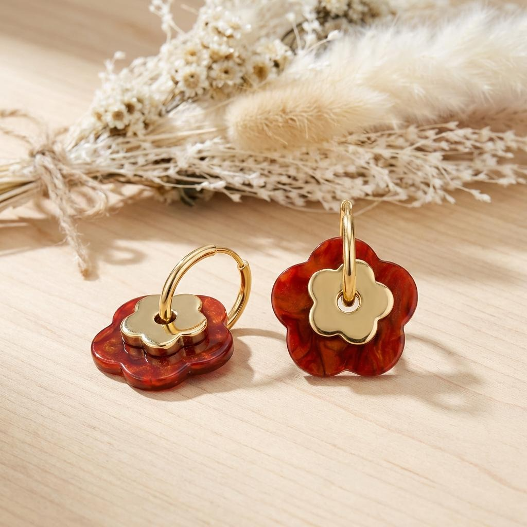 Boucles d’oreilles Liora Brun