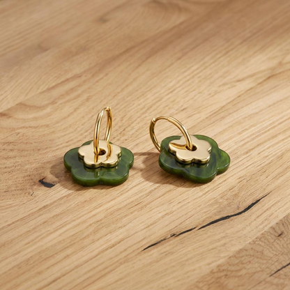 Boucles d’oreilles Liora Vert