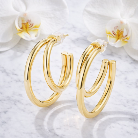 Boucles d'oreilles Halo - ORCHÉA