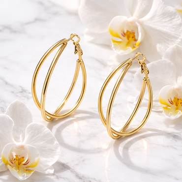 Boucles d'oreilles Voile