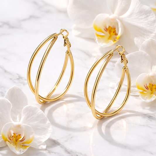 Boucles d'oreilles Voile - ORCHÉA