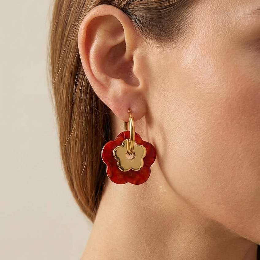 Boucles d’oreilles Liora Brun