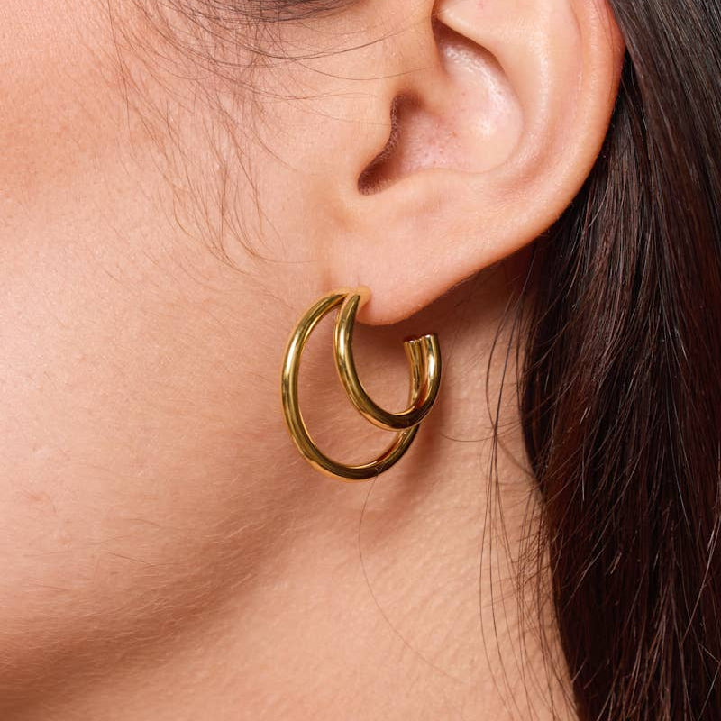 Boucles d'oreilles Halo