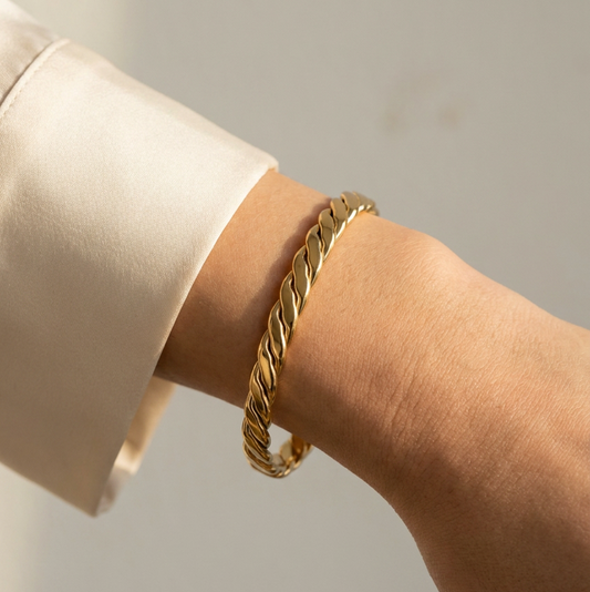 Bracelet Jonc Torséa - ROSÉA