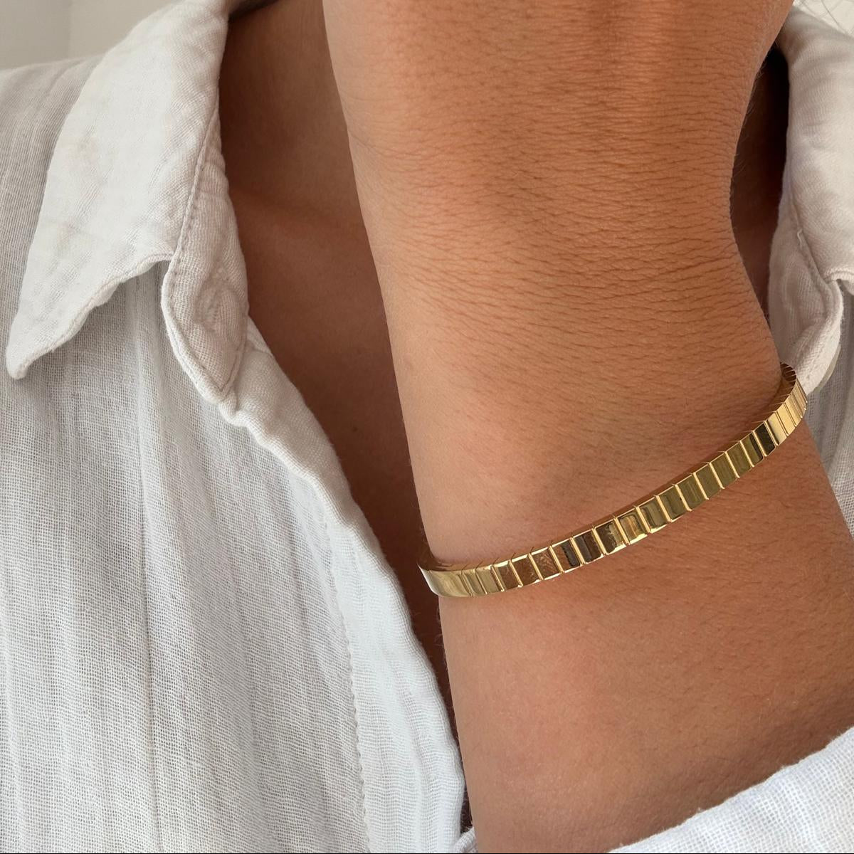 Bracelet Jonc Ligne